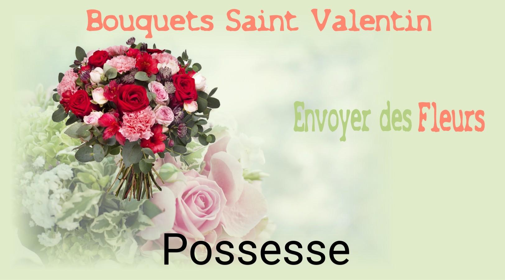 Roses de Saint-Valentin livrées à Possesse